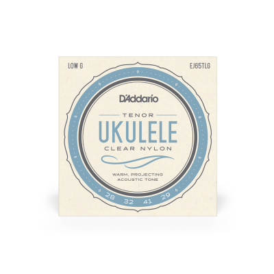 D'Addario EJ65TLG - комплект струн для укулеле тенор 28-32-41-29