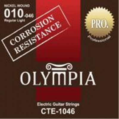 Olympia CTE1046 струны для электрогитары с устойчивостью к коррозии, никель, (10 - 13 - 17 - 26 - 36 - 46)