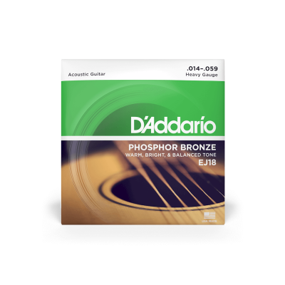 D'addario EJ18 - струны для акустической гитары ( 14 - 59 ) фосфористая бронза D'addario EJ18 - струны для акустической гитары ( 14 - 59 ) фосфористая бронза