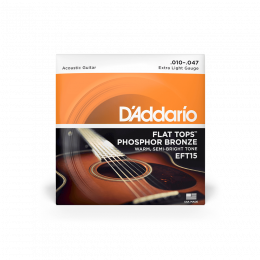 D'Addario EFT15 - комплект струн для акустической гитары 10-14-23-30-39-47