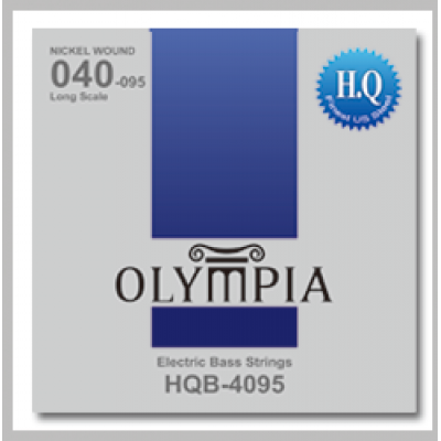 Olympia HQB4095 Струны для бас-гитары лёгкого натяжения, обмотка из никеля (40 - 60 - 75 - 95) Olympia HQB4095 Струны для бас-гитары лёгкого натяжения, обмотка из никеля (40 - 60 - 75 - 95)