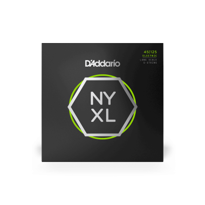 D'Addario NYXL45125 - комплект струн для 5 струнной бас-гитары 45-65-85-105-125 D'Addario NYXL45125 - комплект струн для 5 струнной бас-гитары 45-65-85-105-125