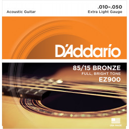 D'Addario EZ900 - комплект струн для акустической гитары 10-14-22-30-40-50