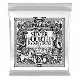 Ernie Ball 1534 4я струна для классической гитары. Нейлон, посеребренная оплетка, калибр .030 Ernie Ball 1534 4я струна для классической гитары. Нейлон, посеребренная оплетка, калибр .030