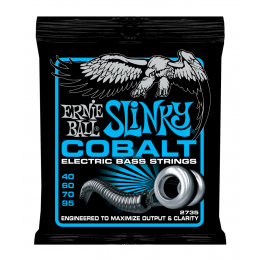 Ernie Ball 2735 струны для бас-гитары Cobalt Bass Extra Slinky (40-60-70-95) обмотка кобальт Ernie Ball 2735 струны для бас-гитары Cobalt Bass Extra Slinky (40-60-70-95) обмотка кобальт