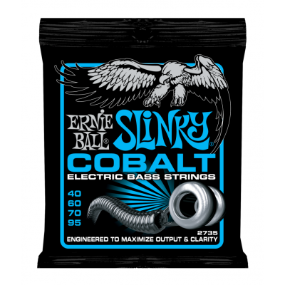 Ernie Ball 2735 струны для бас-гитары Cobalt Bass Extra Slinky (40-60-70-95) обмотка кобальт Ernie Ball 2735 струны для бас-гитары Cobalt Bass Extra Slinky (40-60-70-95) обмотка кобальт