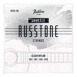 Russtone UC25-28 - Струны для укулеле, Серия: Clear Nylon, Калибр: 25-32-40-28.