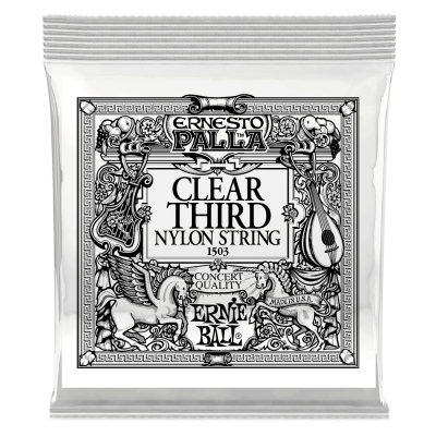 Ernie Ball 1503 3я струна для классической гитары. Нейлон, калибр .040 Ernie Ball 1503 3я струна для классической гитары. Нейлон, калибр .040
