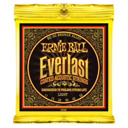 Ernie Ball 2558 струны для акуст.гитары Everlast Coated 80/20 Bronze Light (11-15-22w-30-42-52) бронза с нанонапылением Ernie Ball 2558 струны для акуст.гитары Everlast Coated 80/20 Bronze Light (11-15-22w-30-42-52) бронза с нанонапылением