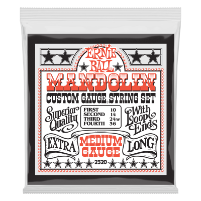 Ernie Ball 2320 струны для мандолины Stainless Steel Medium (10-14-24w-36) Ernie Ball 2320 струны для мандолины Stainless Steel Medium (10-14-24w-36)