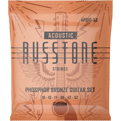 Russtone APB10-52 струны для акуст.гитары Acoustic Phosphor Bronze (10-13-17-30-42-52)