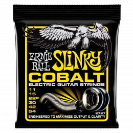 Ernie Ball 2727 струны для эл.гитары Cobalt Electric Beefy Slinky (11-15-22p-30-42-54) обмотка кобальт