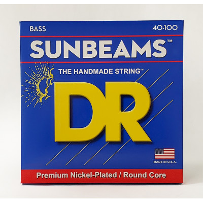 DR NLR-40 - струны для 4-струнной бас-гитары, Калибр: 40-100, Серия: SUNBEAM™, Обмотка: никелированая сталь, Покрытие: нет DR NLR-40 - струны для 4-струнной бас-гитары, Калибр: 40-100, Серия: SUNBEAM™, Обмотка: никелированая сталь, Покрытие: нет