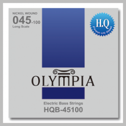 Olympia HQB45100 Струны для бас-гитары средне-лёгкого натяжения, обмотка из никеля (45 - 65 - 80 - 100)