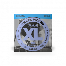 D'Addario EXL116 - комплект струн для электрогитары 11-14-18-30-42-52