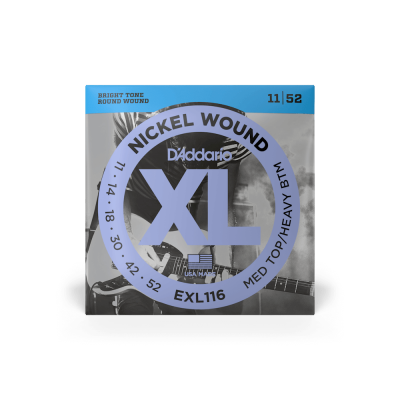 D'Addario EXL116 - комплект струн для электрогитары 11-14-18-30-42-52 D'Addario EXL116 - комплект струн для электрогитары 11-14-18-30-42-52