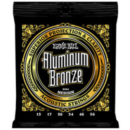 Ernie Ball 2564 струны для акуст.гитары ALUMINUM BRONZE MEDIUM (13-17-26-34-46-56) Ernie Ball 2564 струны для акуст.гитары ALUMINUM BRONZE MEDIUM (13-17-26-34-46-56)