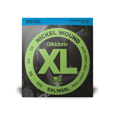 D'addario EXL160SL - струны для 4 струнной бас-гитары ( 50 - 105 ) никель D'addario EXL160SL - струны для 4 струнной бас-гитары ( 50 - 105 ) никель