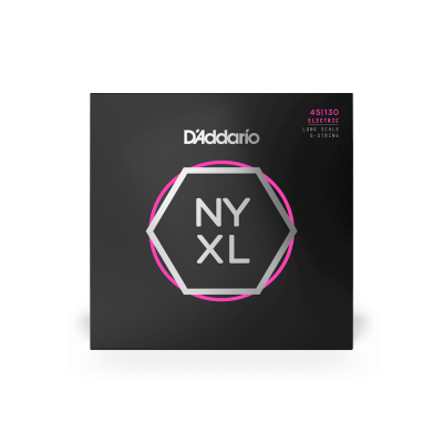 D'Addario NYXL45130 - комплект струн для 5 струнной бас-гитары 45-65-80-100-130 D'Addario NYXL45130 - комплект струн для 5 струнной бас-гитары 45-65-80-100-130