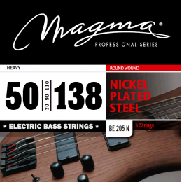 Magma Strings BE205N - Струны для 5-струнной бас-гитары, Серия: Nickel Plated Steel, Калибр: 50-70-90-110-138, Обмотка: круглая, никелированая сталь, Magma Strings BE205N - Струны для 5-струнной бас-гитары, Серия: Nickel Plated Steel, Калибр: 50-70-90-110-138, Обмотка: круглая, никелированая сталь,