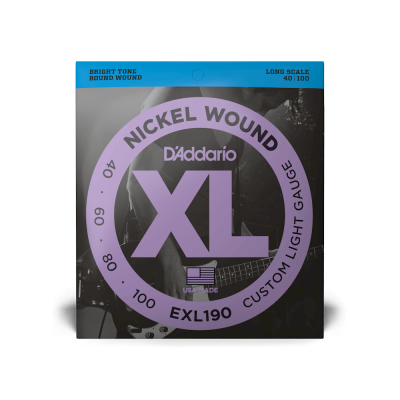 D'addario EXL190 - струны для 4 струнной бас-гитары ( 40 - 100 ) никель D'addario EXL190 - струны для 4 струнной бас-гитары ( 40 - 100 ) никель