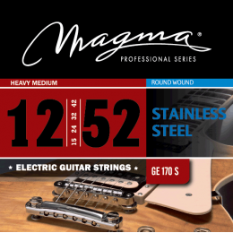 Magma Strings GE170S - Струны для электрогитары 12-50, Серия: Stainless Steel, Калибр: 12-15-24-28-38-50.
