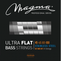 Magma Strings BE160SUF - Струны с плоской обмоткой для бас-гитары 45-100, Серия: Ultra Flat, Калибр: 45-65-80-100, Обмотка: плоская, нержавеющая сталь Magma Strings BE160SUF - Струны с плоской обмоткой для бас-гитары 45-100, Серия: Ultra Flat, Калибр: 45-65-80-100, Обмотка: плоская, нержавеющая сталь