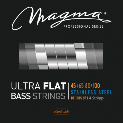 Magma Strings BE160SUF - Струны с плоской обмоткой для бас-гитары 45-100, Серия: Ultra Flat, Калибр: 45-65-80-100, Обмотка: плоская, нержавеющая сталь Magma Strings BE160SUF - Струны с плоской обмоткой для бас-гитары 45-100, Серия: Ultra Flat, Калибр: 45-65-80-100, Обмотка: плоская, нержавеющая сталь