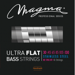 Magma Strings BE176SUF - Струны с плоской обмоткой для 6-струнной бас-гитары 30-130, Серия: Ultra Flat, Обмотка: плоская, нержавеющая сталь, Натяжение