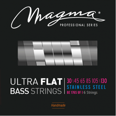 Magma Strings BE176SUF - Струны с плоской обмоткой для 6-струнной бас-гитары 30-130, Серия: Ultra Flat, Обмотка: плоская, нержавеющая сталь, Натяжение Magma Strings BE176SUF - Струны с плоской обмоткой для 6-струнной бас-гитары 30-130, Серия: Ultra Flat, Обмотка: плоская, нержавеющая сталь, Натяжение