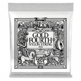 Ernie Ball 1544 4я струна для классической гитары. Нейлон, бронзовая оплетка, калибр .030 Ernie Ball 1544 4я струна для классической гитары. Нейлон, бронзовая оплетка, калибр .030