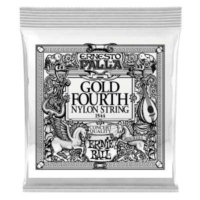 Ernie Ball 1544 4я струна для классической гитары. Нейлон, бронзовая оплетка, калибр .030 Ernie Ball 1544 4я струна для классической гитары. Нейлон, бронзовая оплетка, калибр .030