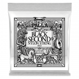 Ernie Ball 1512 2я струна для классической гитары. Черный нейлон, калибр .032 Ernie Ball 1512 2я струна для классической гитары. Черный нейлон, калибр .032