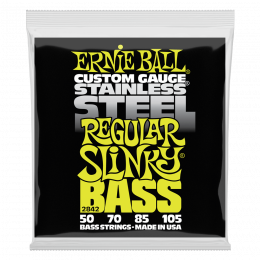 Ernie Ball 2842 струны для бас-гитары Stainless Steel Bass Regular Slinky (50-70-85-105) Ernie Ball 2842 струны для бас-гитары Stainless Steel Bass Regular Slinky (50-70-85-105)