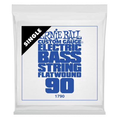 Ernie Ball 1790 - струна одиночная для бас-гитары, Серия Flatwound, Калибр: 90, Сердцевина: шестигранник; сталь, покрытая оловом, Обмотка: плоская, Ernie Ball 1790 - струна одиночная для бас-гитары, Серия Flatwound, Калибр: 90, Сердцевина: шестигранник; сталь, покрытая оловом, Обмотка: плоская,
