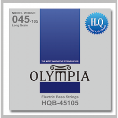 Olympia HQB45105 Струны для бас-гитары среднего натяжения, обмотка из никеля (45 - 65 - 85 - 105) Olympia HQB45105 Струны для бас-гитары среднего натяжения, обмотка из никеля (45 - 65 - 85 - 105)