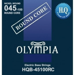 Olympia HQB45100RC Струны для бас-гитары средне-лёгкого натяжения, обмотка из никеля, круглый корд (45 - 65 - 80 - 100)
