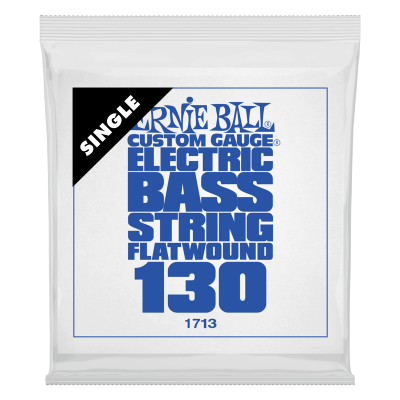 Ernie Ball 1713 струна для бас-гитар. никель, Flat Wound, калибр .130 Ernie Ball 1713 струна для бас-гитар. никель, Flat Wound, калибр .130