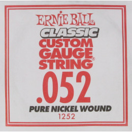 Ernie Ball 1252 струна для электро и акустических гитар. Никель, калибр .052 Ernie Ball 1252 струна для электро и акустических гитар. Никель, калибр .052