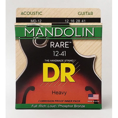 DR MD-12 - RARE™- струны для мандолины 12 - 41 DR MD-12 - RARE™- струны для мандолины 12 - 41