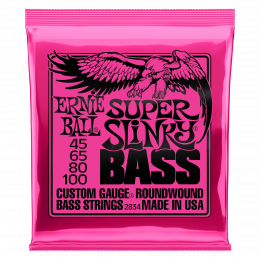 Ernie Ball 2834 струны для бас-гитары Nickel Wound Bass Super Slinky (45-65-80-100) Ernie Ball 2834 струны для бас-гитары Nickel Wound Bass Super Slinky (45-65-80-100)
