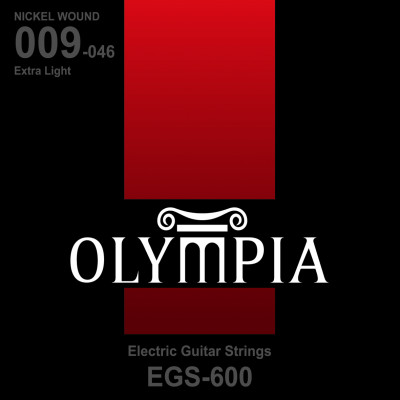 Olympia EGS600 струны для эл.гитары Nickel Wound (9-11-16-26w-36-46)