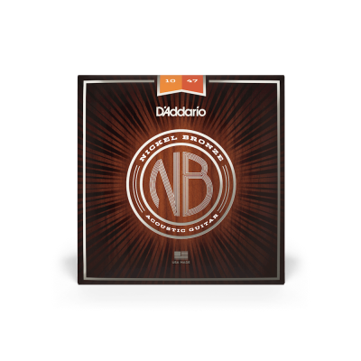 D'Addario NB1047 - комплект струн для акустической гитары 10-14-23-30-39-47 D'Addario NB1047 - комплект струн для акустической гитары 10-14-23-30-39-47