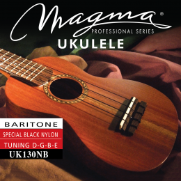 Magma Strings UK130NB - Струны для укулеле баритон гавайский строй 1-E / 2-B / 3-G / 4-D, Серия: Nylon Negro
