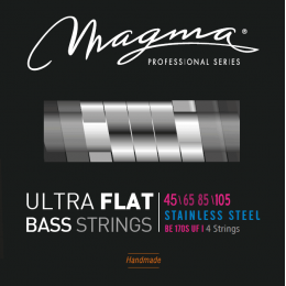 Magma Strings BE170SUF - Струны с плоской обмоткой для бас-гитары 45-105, Серия: Ultra Flat, Калибр: 45-65-85-105, Обмотка: плоская, нержавеющая сталь