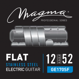 Magma Strings GE170SF - Струны с плоской обмоткой для электрогитары 12-52, Серия: Flat, Калибр: 12-16-24-32-42-52.
