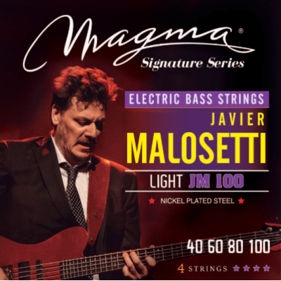 Magma Strings JM100 - Струны для бас-гитары Javier Malosetti 40-100, Серия: Signature, Калибр: 40-60-80-100, Обмотка: никелированная сталь, Натяжение: Magma Strings JM100 - Струны для бас-гитары Javier Malosetti 40-100, Серия: Signature, Калибр: 40-60-80-100, Обмотка: никелированная сталь, Натяжение: