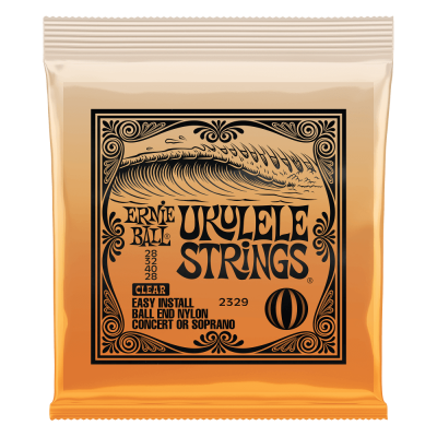 Ernie Ball 2329 струны для укулеле чистый нейлон, ball end (.028, .032, .040, .028)