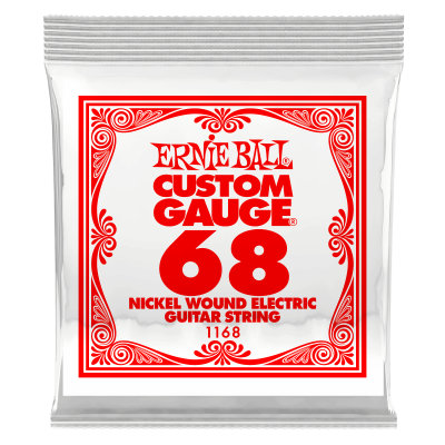 Ernie Ball 1168 струна для электро гитар. Никель. калибр .068 Ernie Ball 1168 струна для электро гитар. Никель. калибр .068