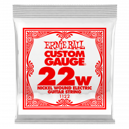 Ernie Ball 1122 струна для электро и акустических гитар. Никель, в оплётке, калибр .022 Ernie Ball 1122 струна для электро и акустических гитар. Никель, в оплётке, калибр .022
